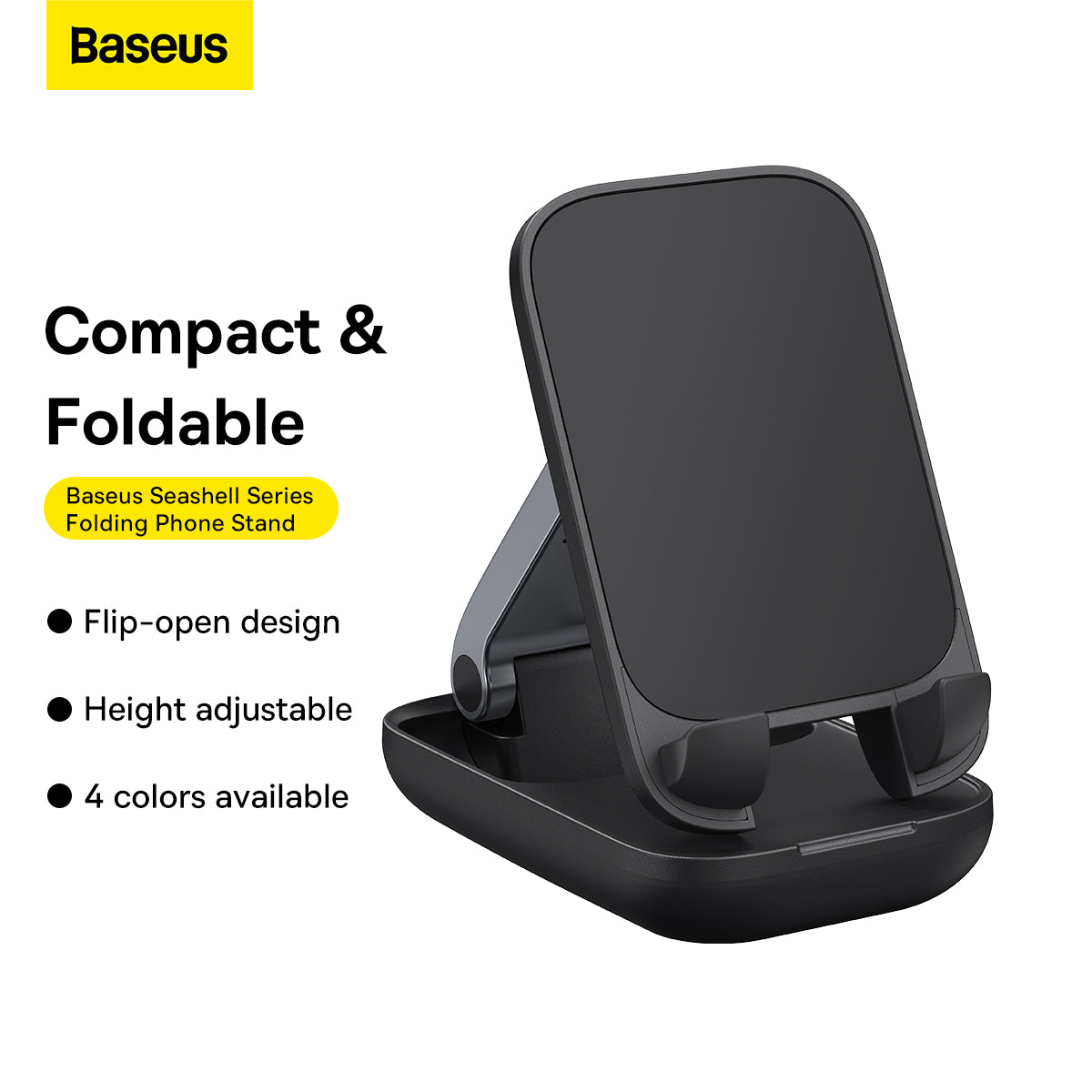 Baseus Seashell Series Folding Phone Stand Cluster Black