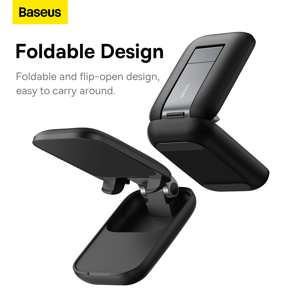 Baseus Seashell Series Folding Phone Stand Cluster Black