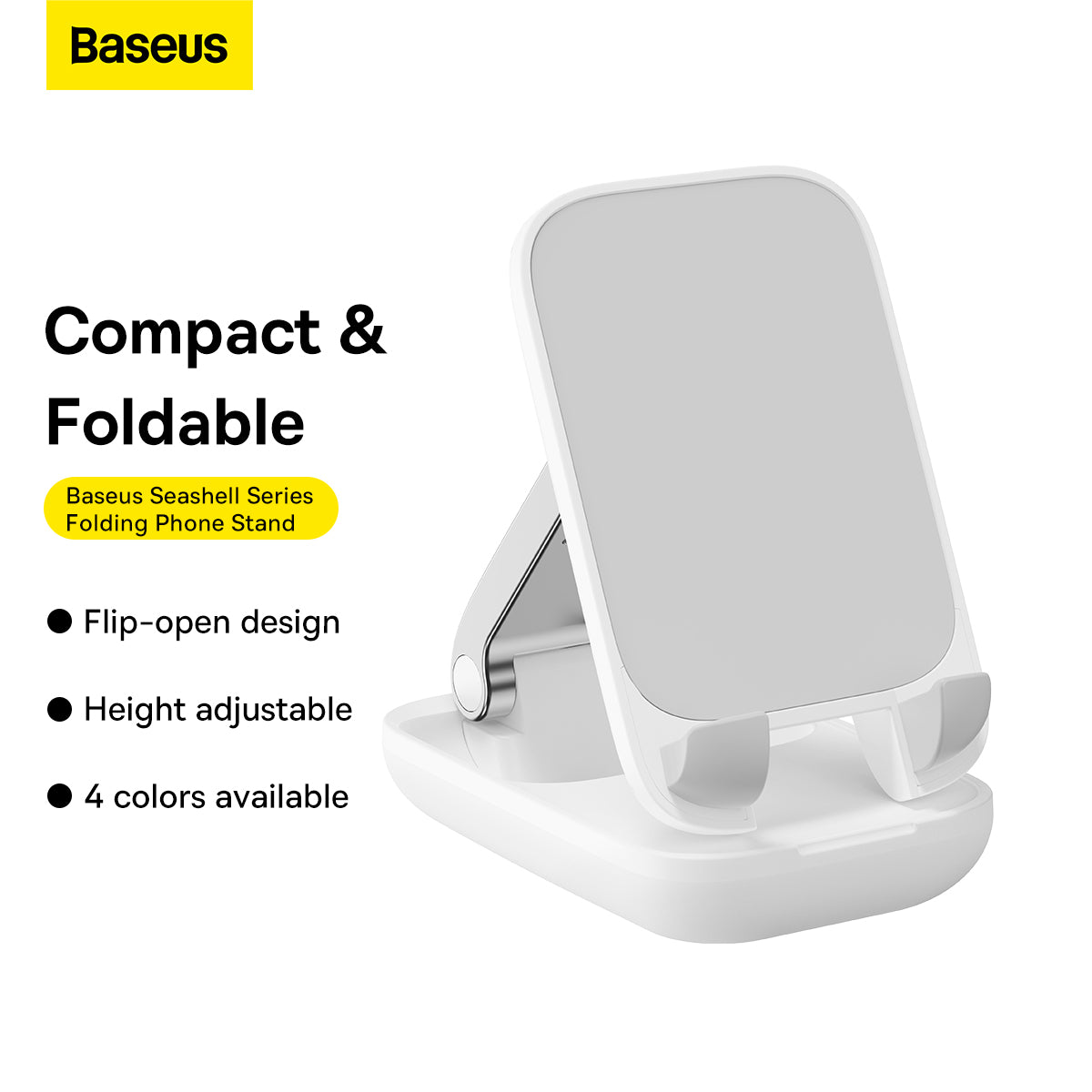 Baseus Seashell Series Folding Phone Stand Moon White