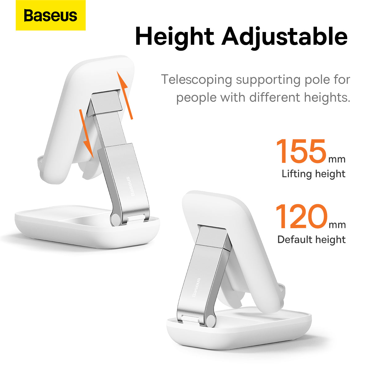 Baseus Seashell Series Folding Phone Stand Moon White