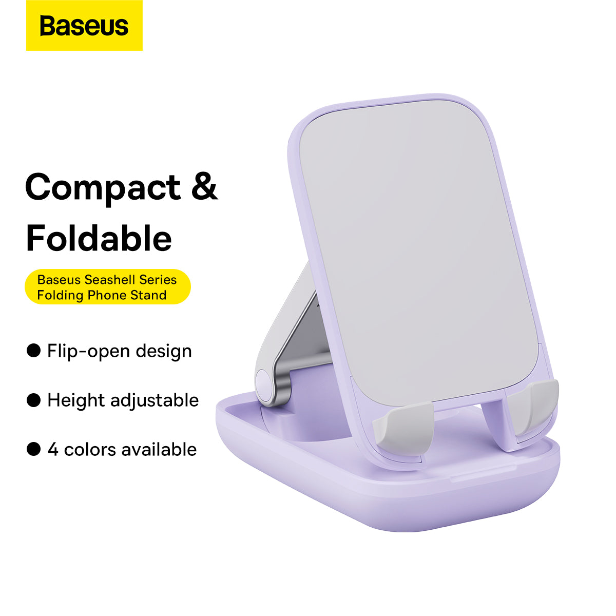 Baseus Seashell Series Folding Phone Stand Nebula Purple