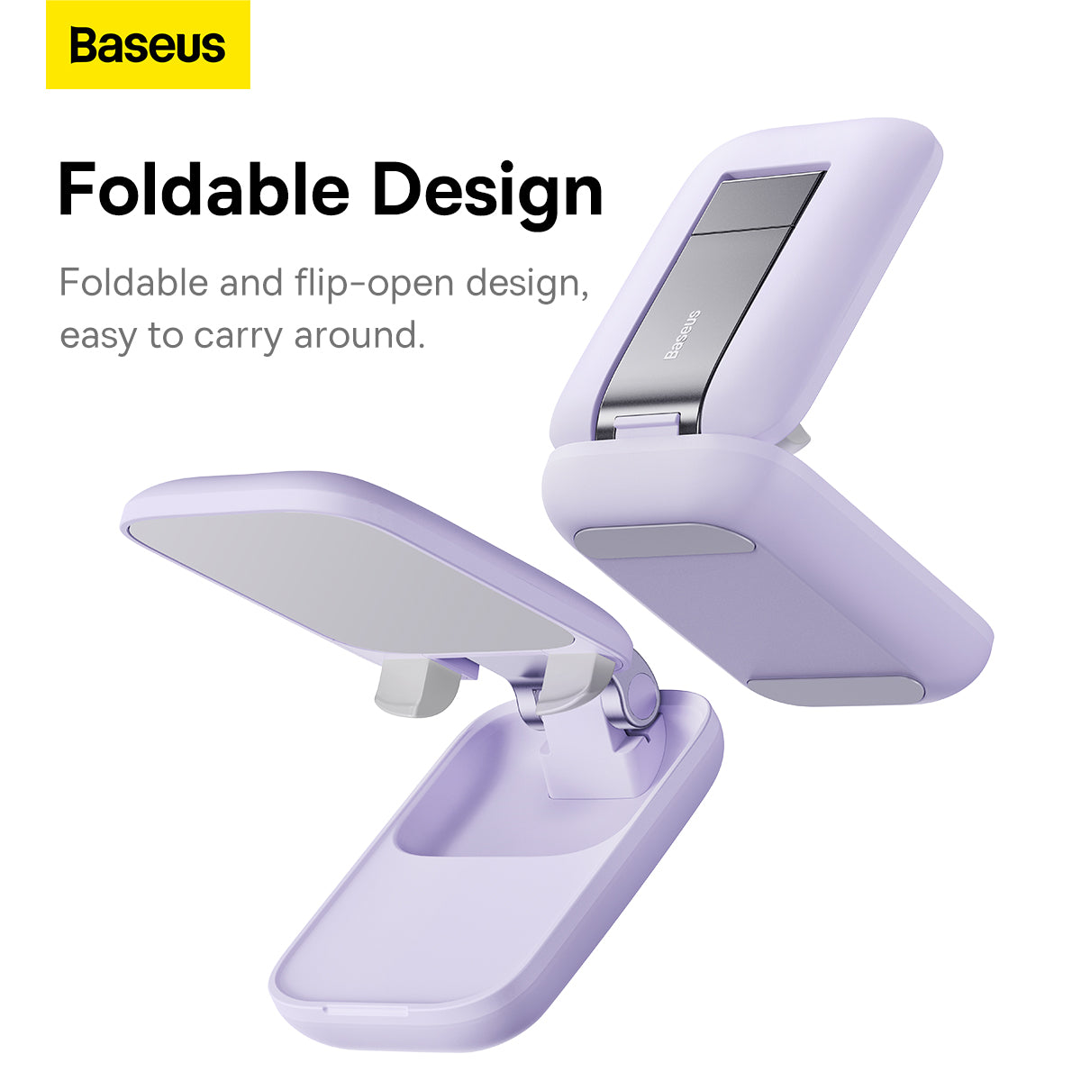 Baseus Seashell Series Folding Phone Stand Nebula Purple