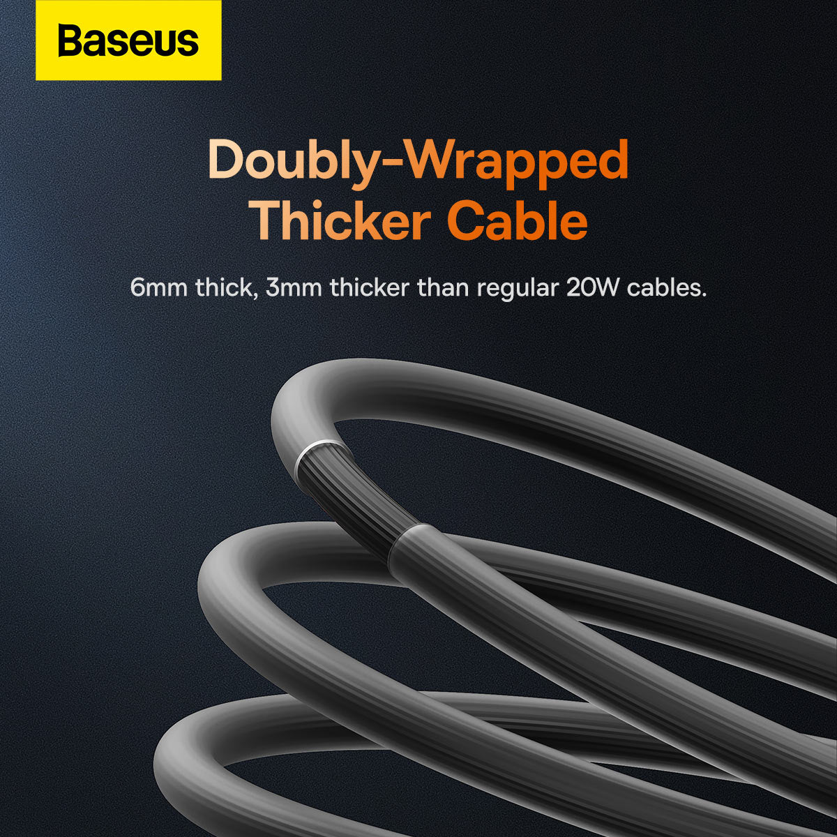 Baseus CoolPlay Series Fast Charging Cable Type-C to iPhone 20W 1m Black