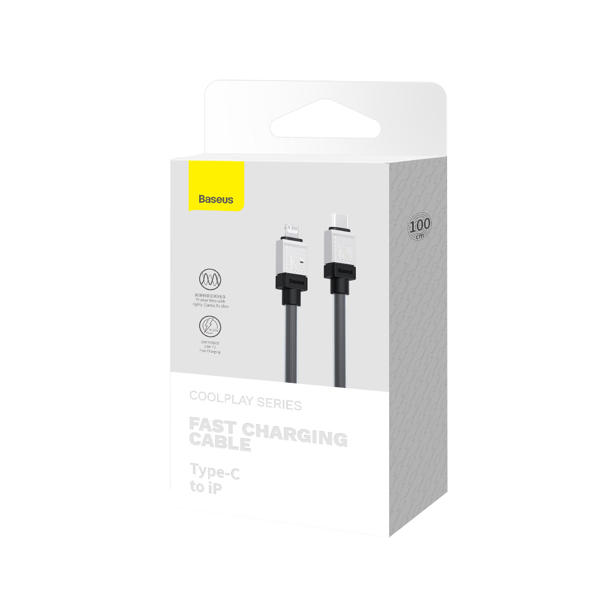 Baseus CoolPlay Series Fast Charging Cable Type-C to iPhone 20W 1m Black