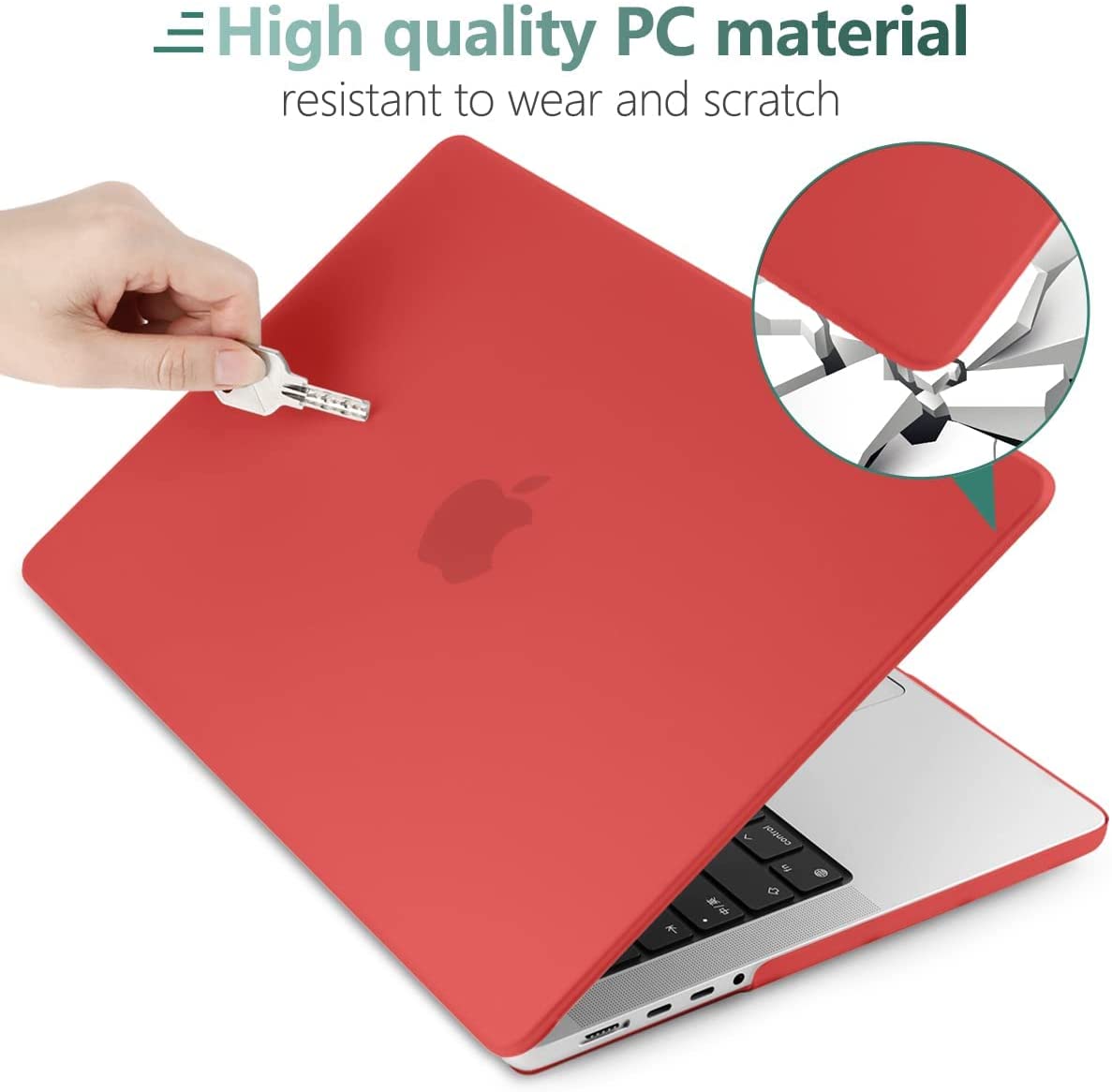 MacBook Pro 14" (M4, 2024) A3112 Matte Hard Case [Red]