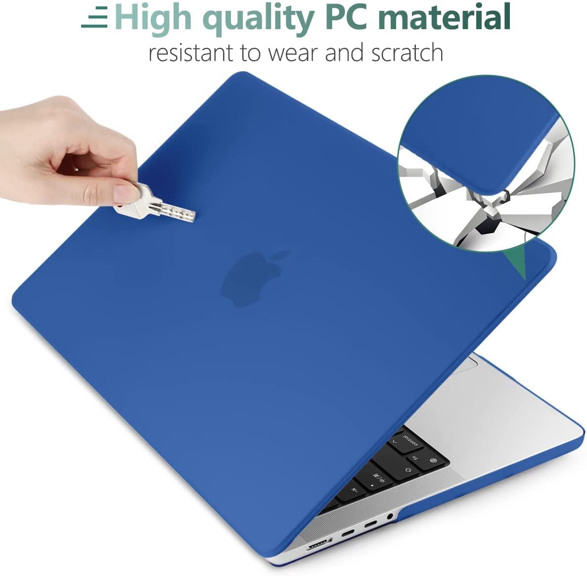 MacBook Pro 14" (M4, 2024) A3112 Matte Hard Case [DarkBlue]