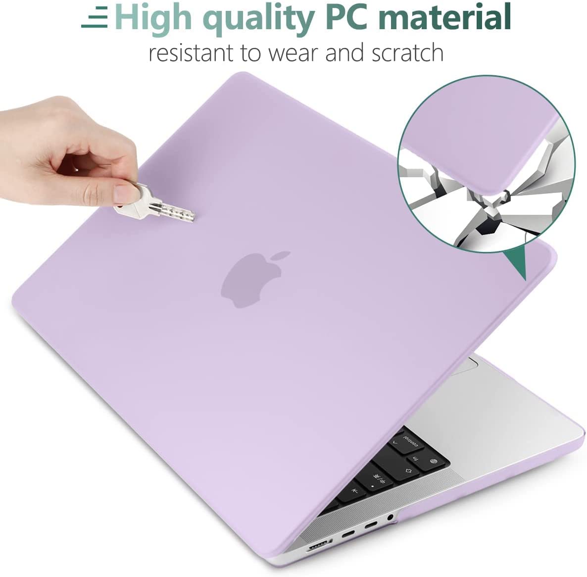 MacBook Pro 14" (M4, 2024) A3112 Matte Hard Case [Purple]