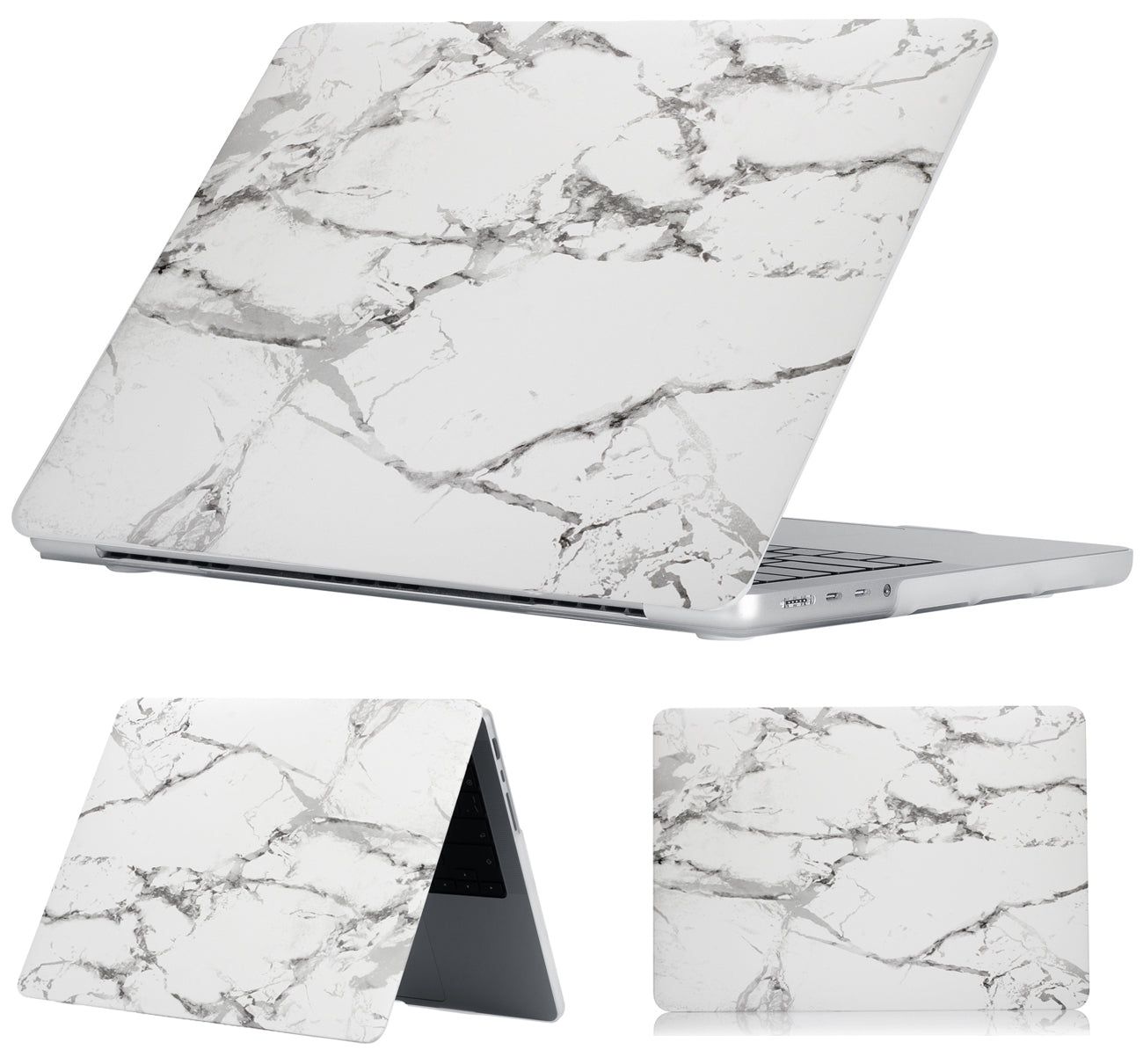 MacBook Pro 14" (M4, 2024) A3112 Designer Hard Case [WhiteMarble]