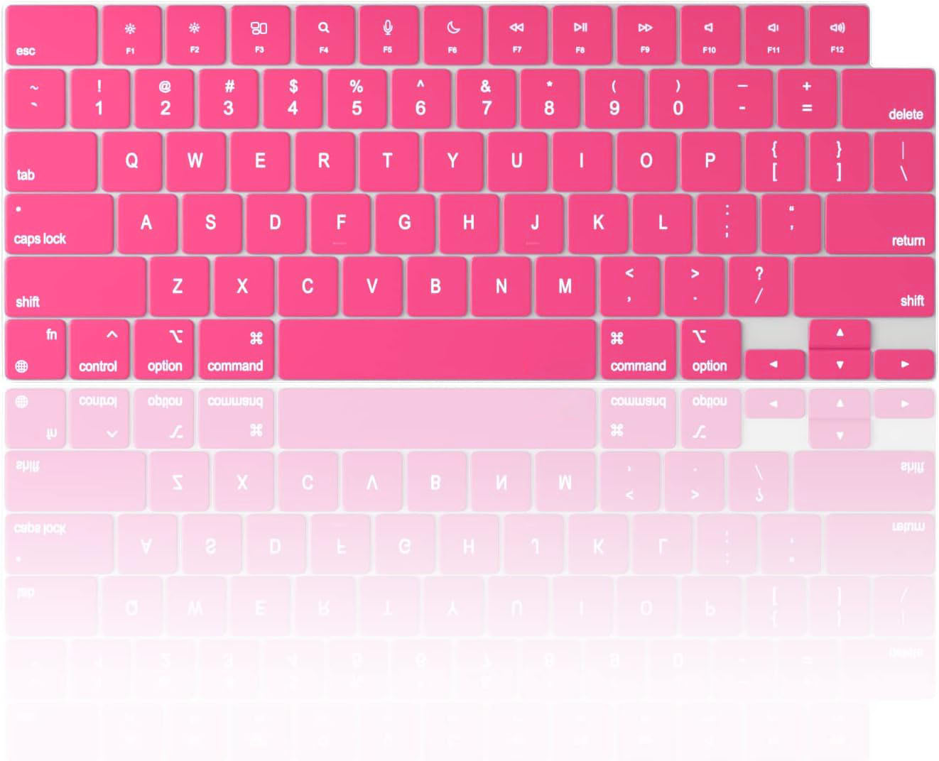 MacBook Air 13 (M4, 2025) A3240 Keyboard Cover Skin [Pink]