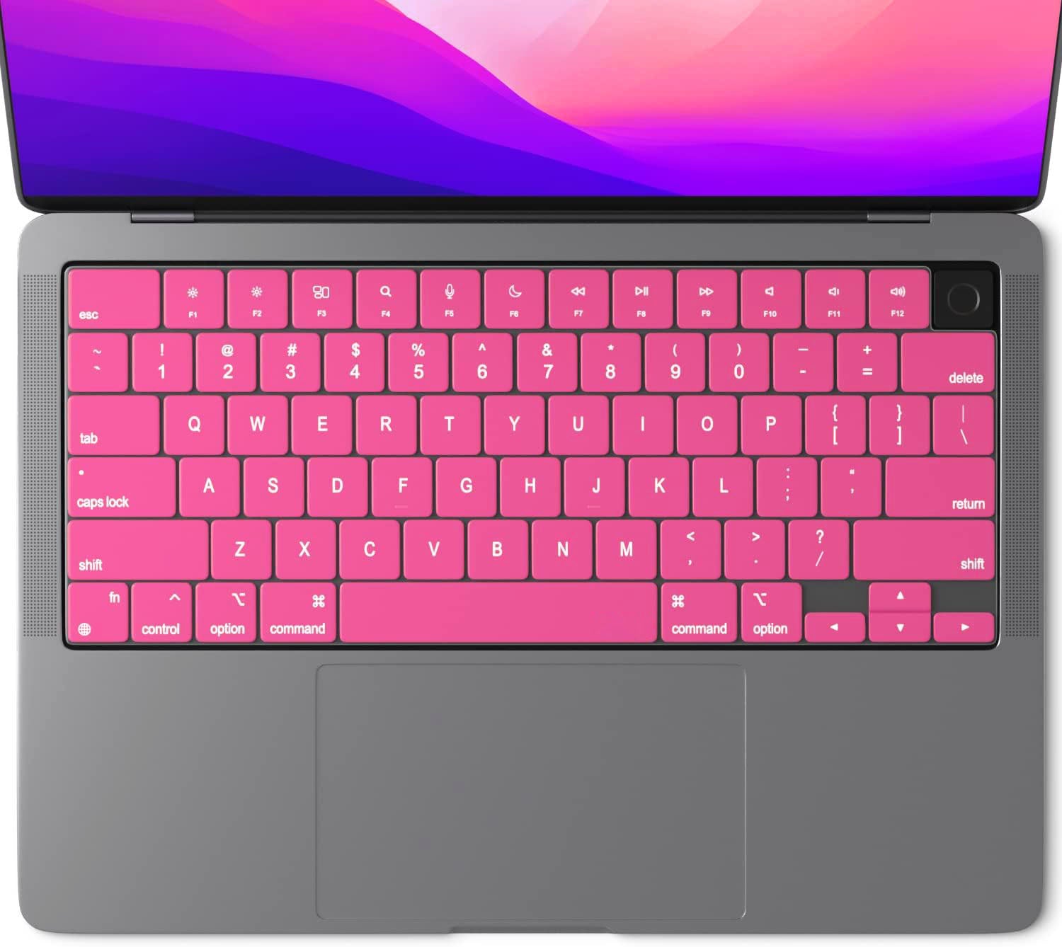 MacBook Air 13 (M4, 2025) A3240 Keyboard Cover Skin [Pink]