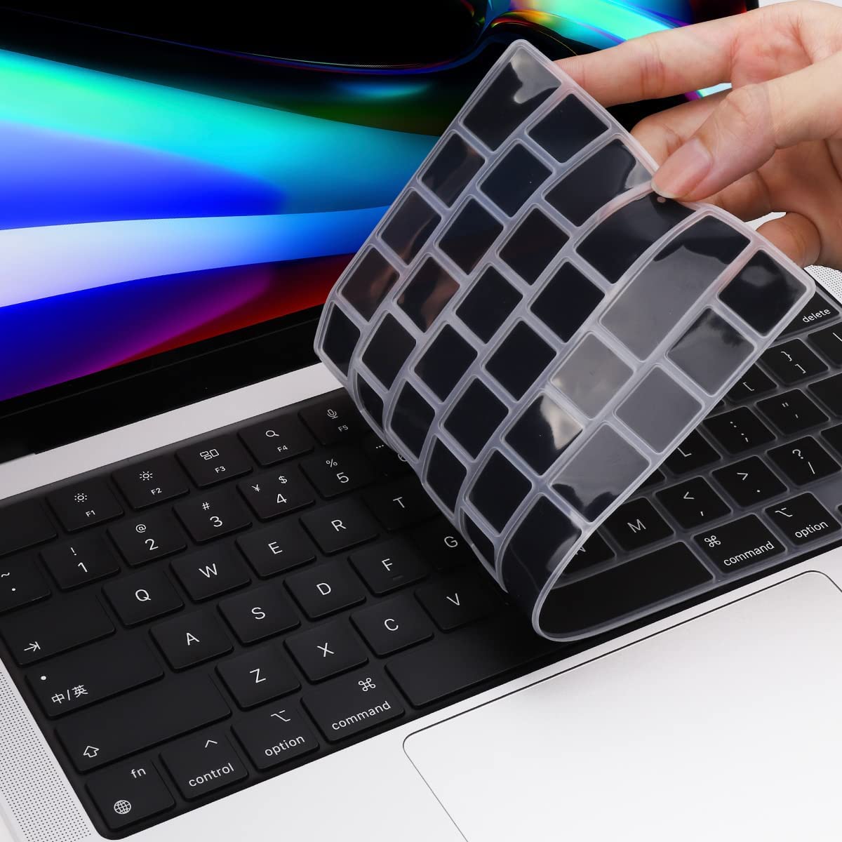 MacBook Pro 16" (M4 Pro, 2024) A3403 Keyboard Cover Skin [Black]