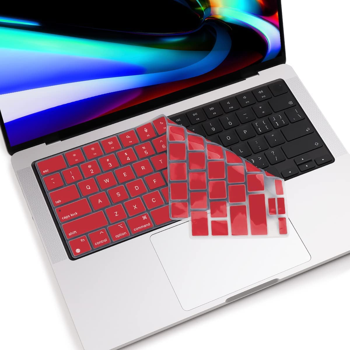 MacBook Pro 16" (M4 Pro, 2024) A3403 Keyboard Cover Skin [Red]