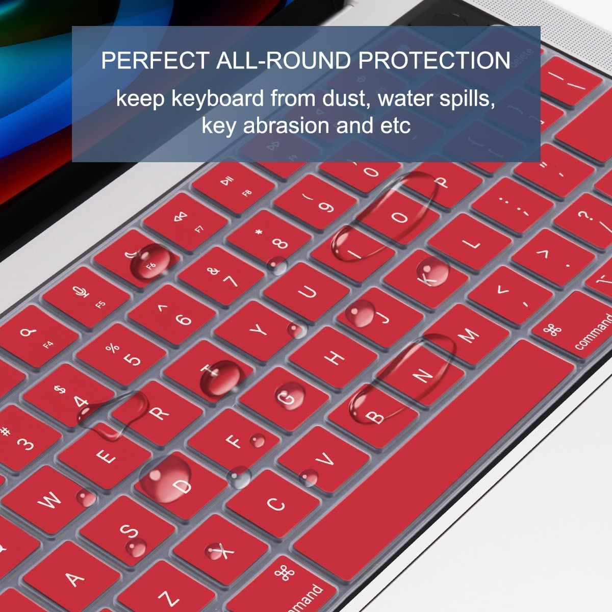 MacBook Pro 14" (M4 Pro, 2024) A3401 Keyboard Cover Skin [Red]