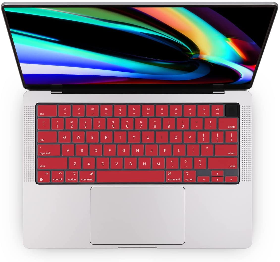 MacBook Pro 14" (M4, 2024) A3112 Keyboard Cover Skin [Red]