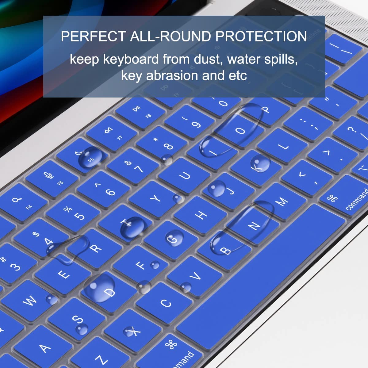 MacBook Pro 14" (M4, 2024) A3112 Keyboard Cover Skin [DarkBlue]