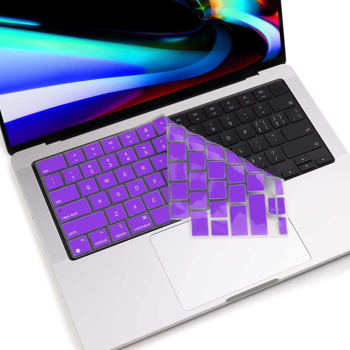 MacBook Air 13 (M4, 2025) A3240 Keyboard Cover Skin [Purple]