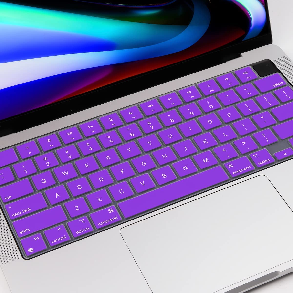 MacBook Air 13 (M4, 2025) A3240 Keyboard Cover Skin [Purple]