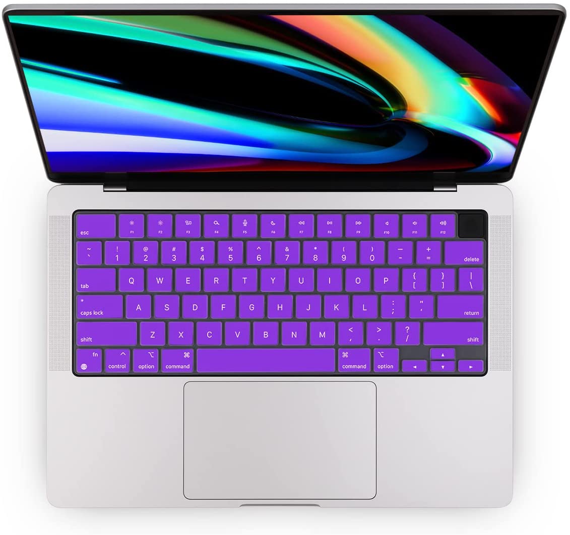 MacBook Pro 16" (M4 Max, 2024) A3186 Keyboard Cover Skin [Purple]