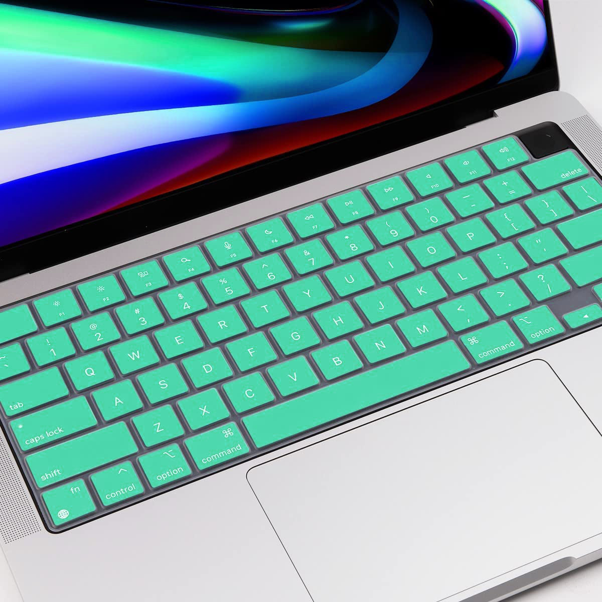 MacBook Pro 14" (M4 Pro, 2024) A3401 Keyboard Cover Skin [Turquoise]