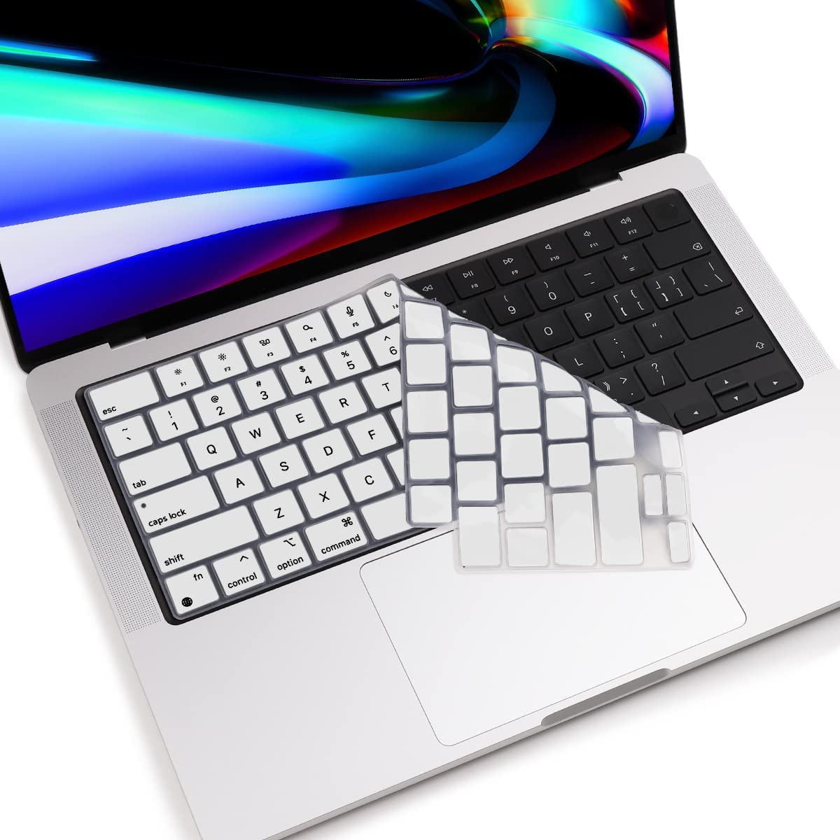 MacBook Pro 16" (M4 Pro, 2024) A3403 Keyboard Cover Skin [White]