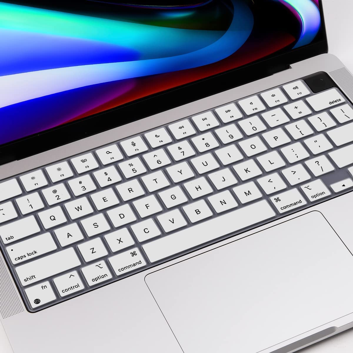 MacBook Pro 16" (M4 Max, 2024) A3186 Keyboard Cover Skin [White]