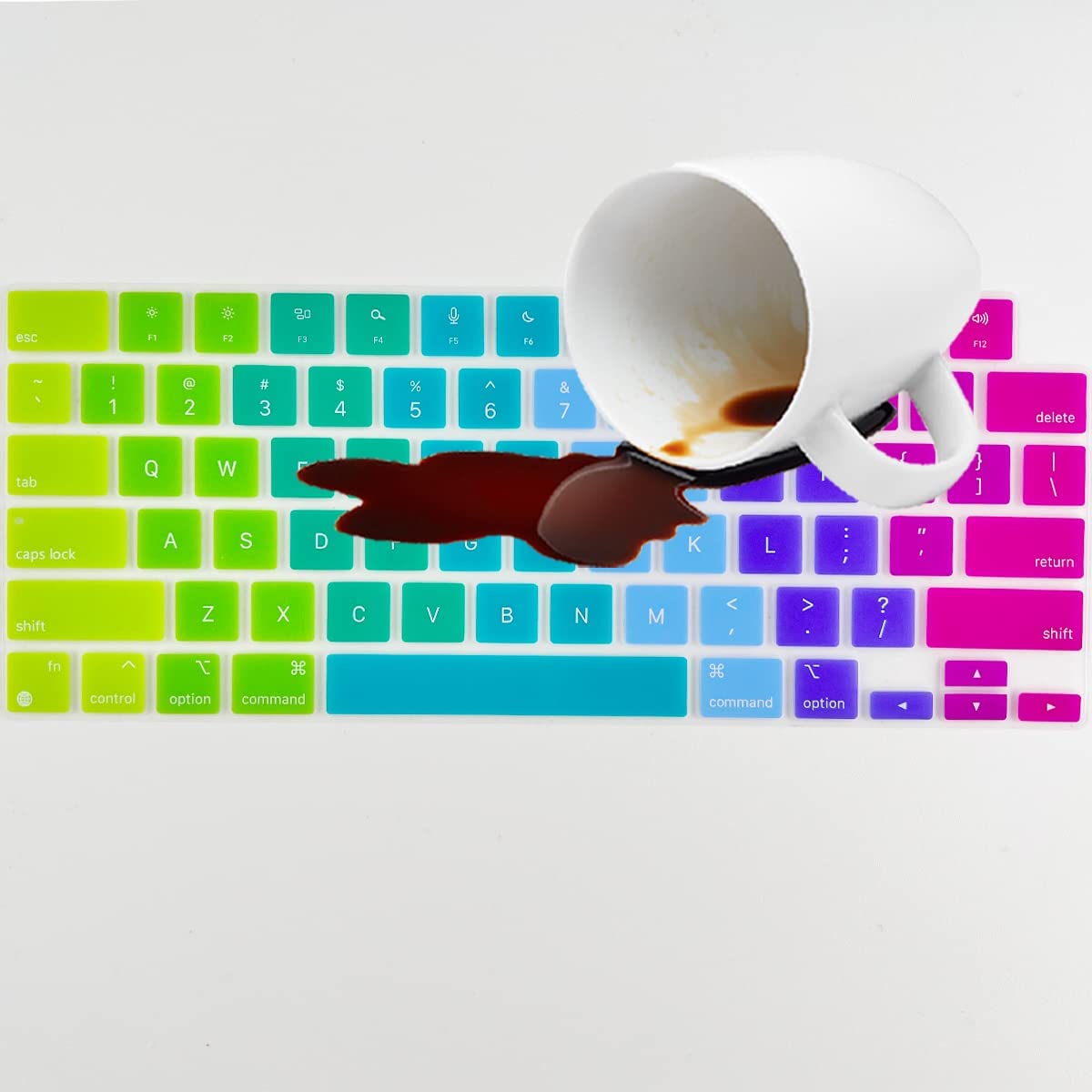 MacBook Pro 14" (M4, 2024) A3112 Keyboard Cover Skin [Rainbow]