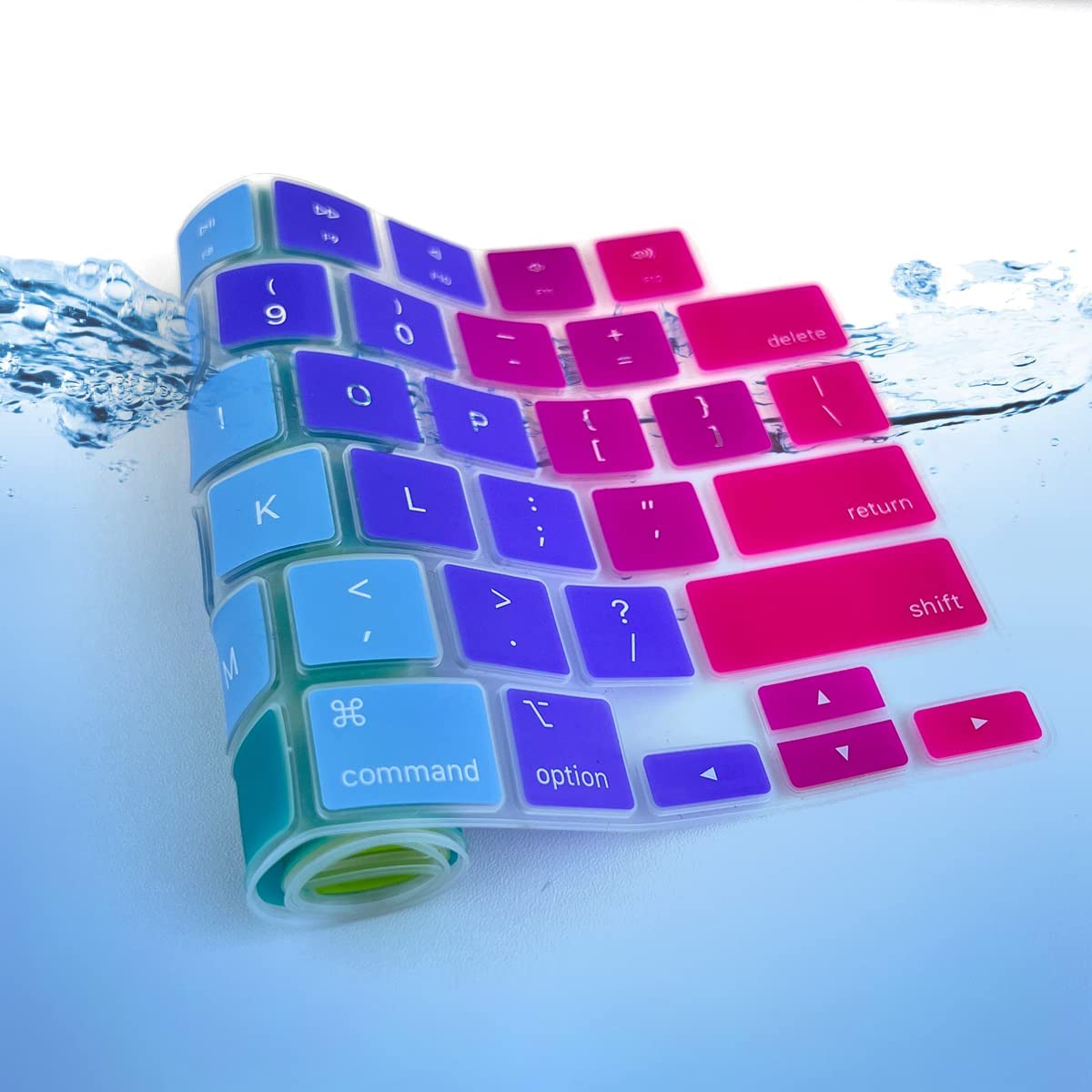 MacBook Pro 16" (M4 Max, 2024) A3186 Keyboard Cover Skin [Rainbow]