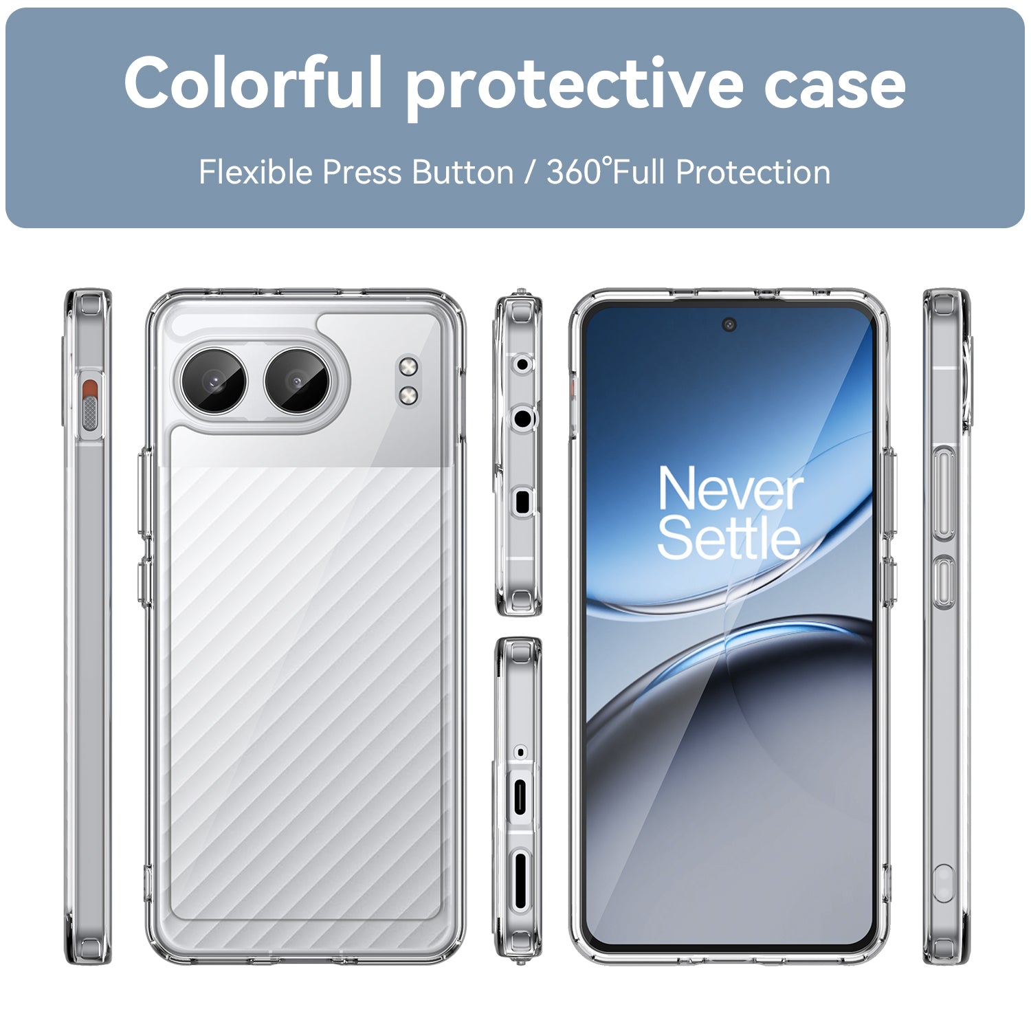 OnePlus Nord 4 Soft TPU Bumper Case (Clear)