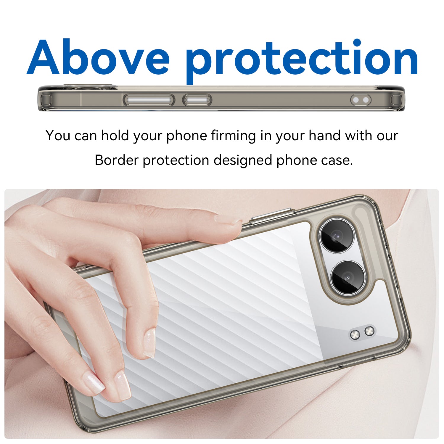 OnePlus Nord 4 Soft TPU Bumper Case (Clear Grey)