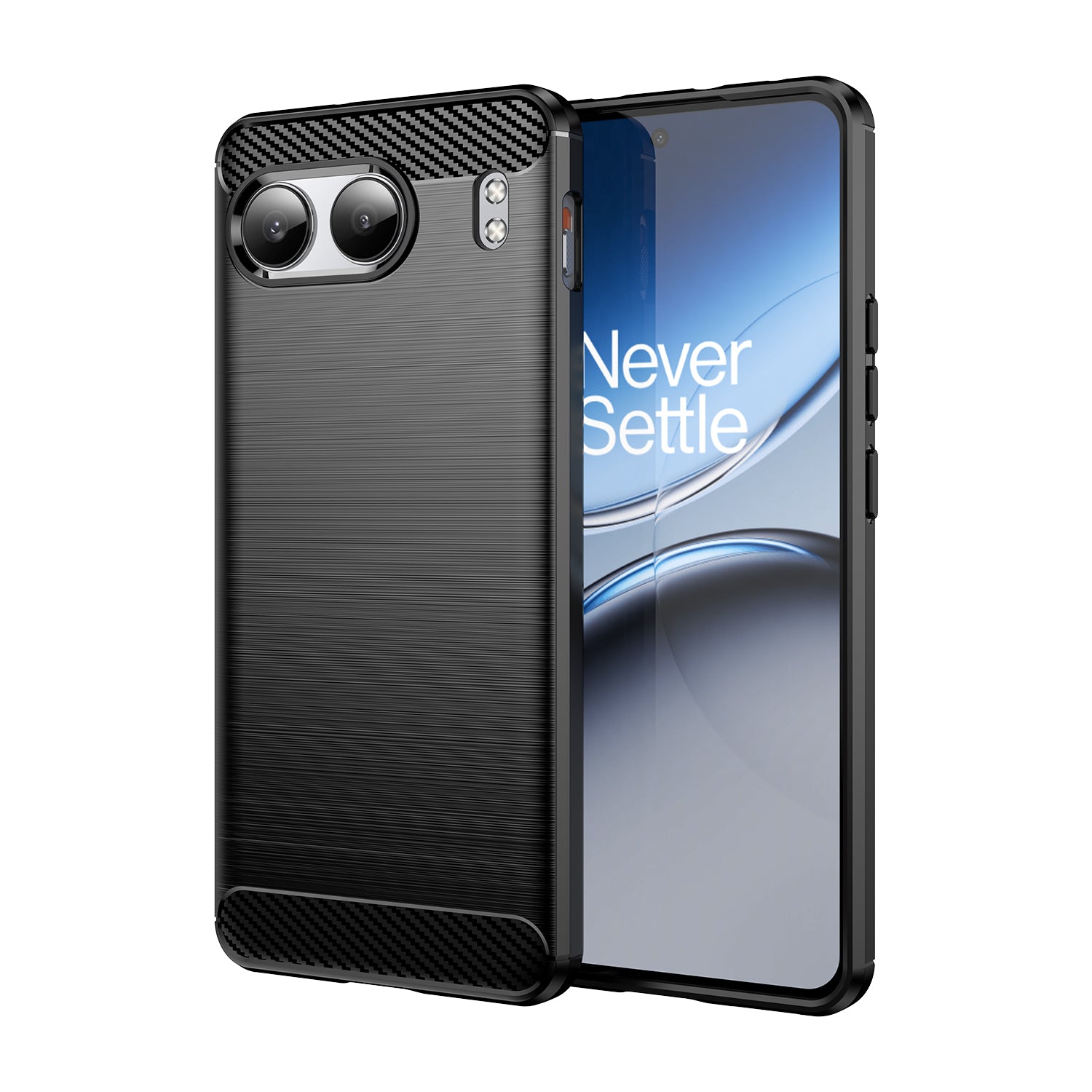 OnePlus Nord 4 Carbon Fibre Brushed Case (Black)