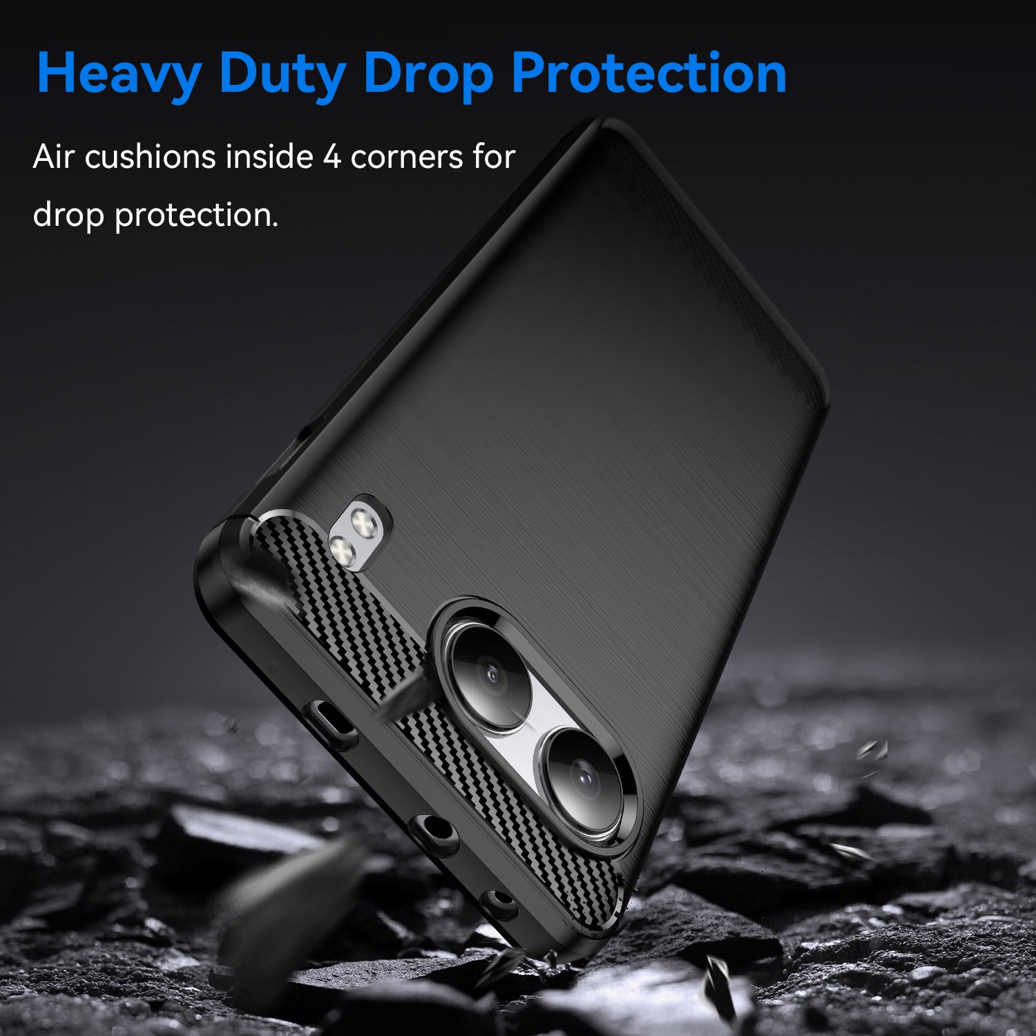 OnePlus Nord 4 Carbon Fibre Brushed Case (Black)