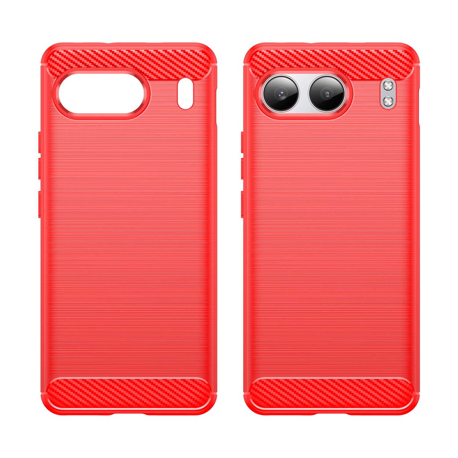 OnePlus Nord 4 Carbon Fibre Brushed Case (Red)