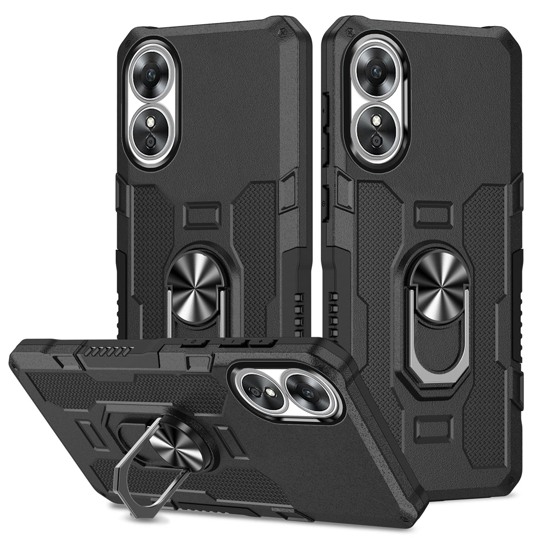 OPPO A17 Shockproof Rugged Case Black