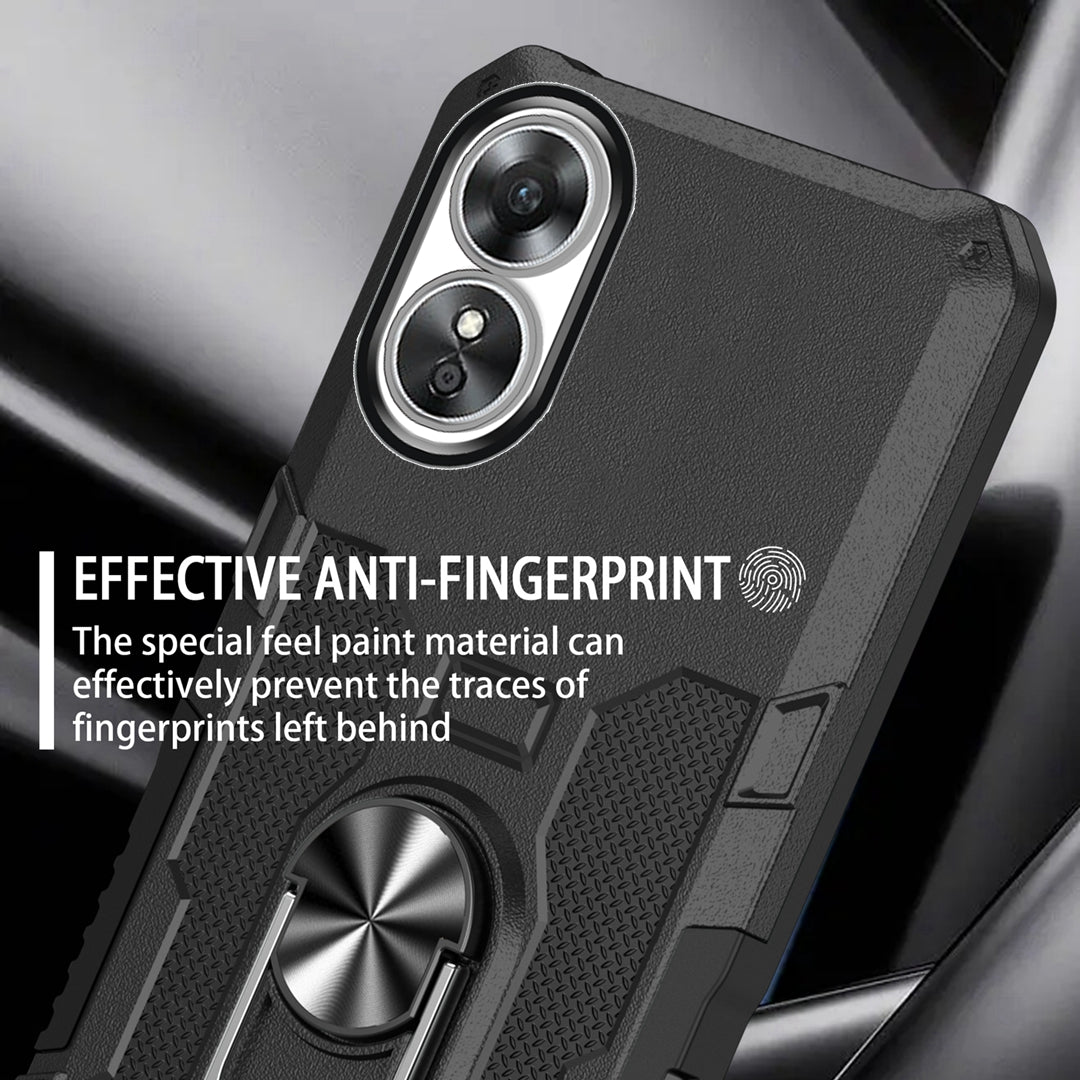 OPPO A17 Shockproof Rugged Case Black