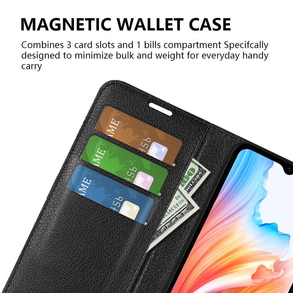 OPPO A18 Case PU Wallet