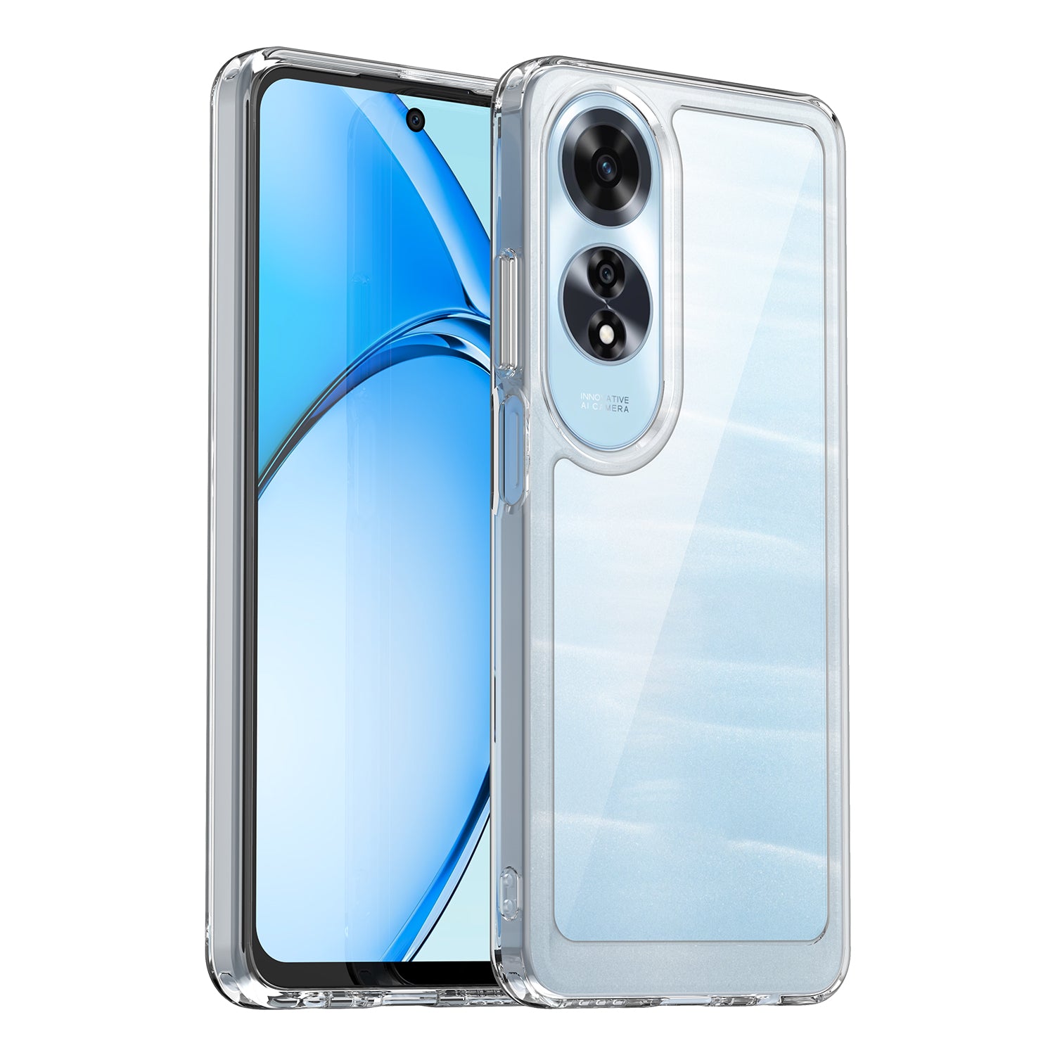 OPPO A60 4G Soft TPU Bumper Case (Clear)