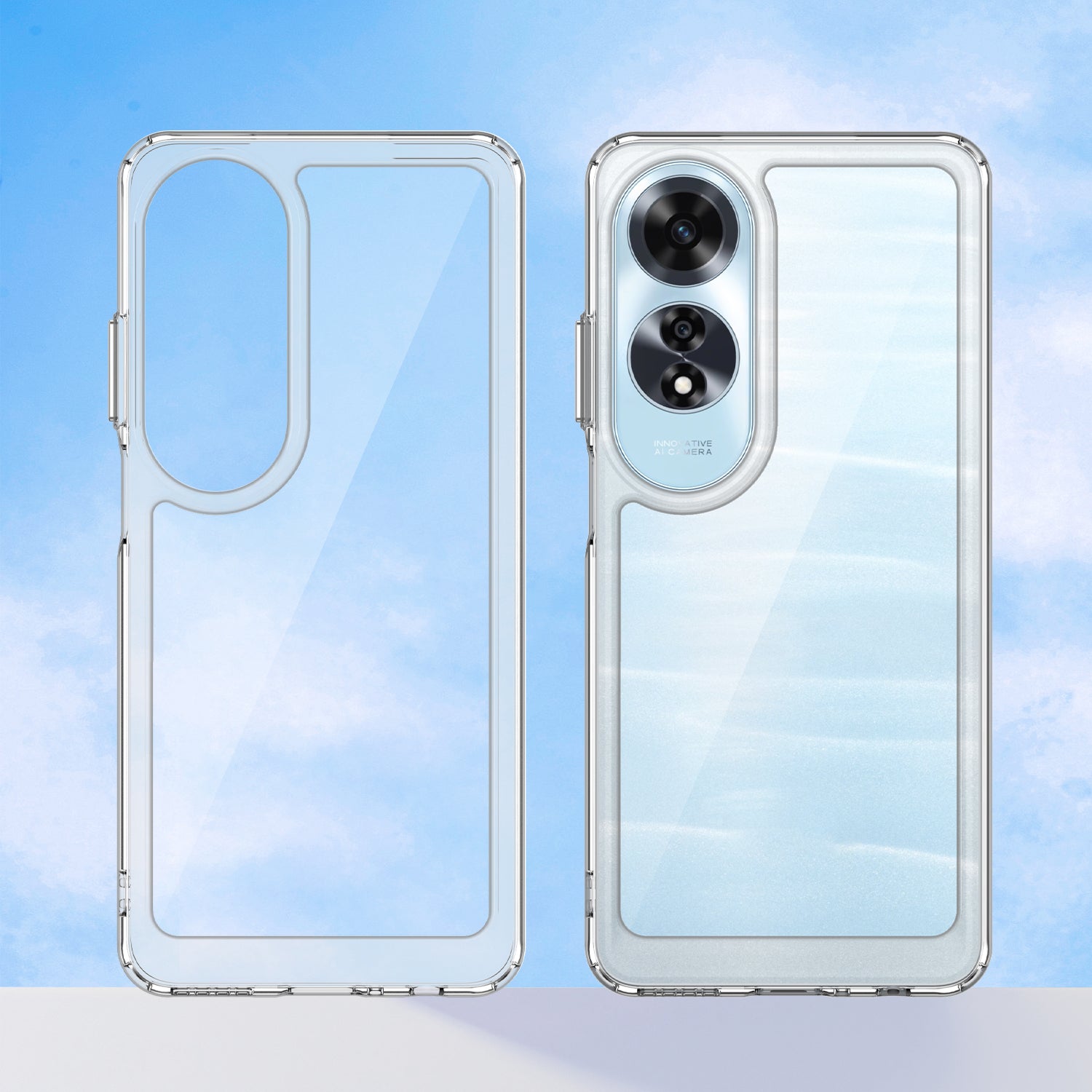 OPPO A60 4G Soft TPU Bumper Case (Clear)