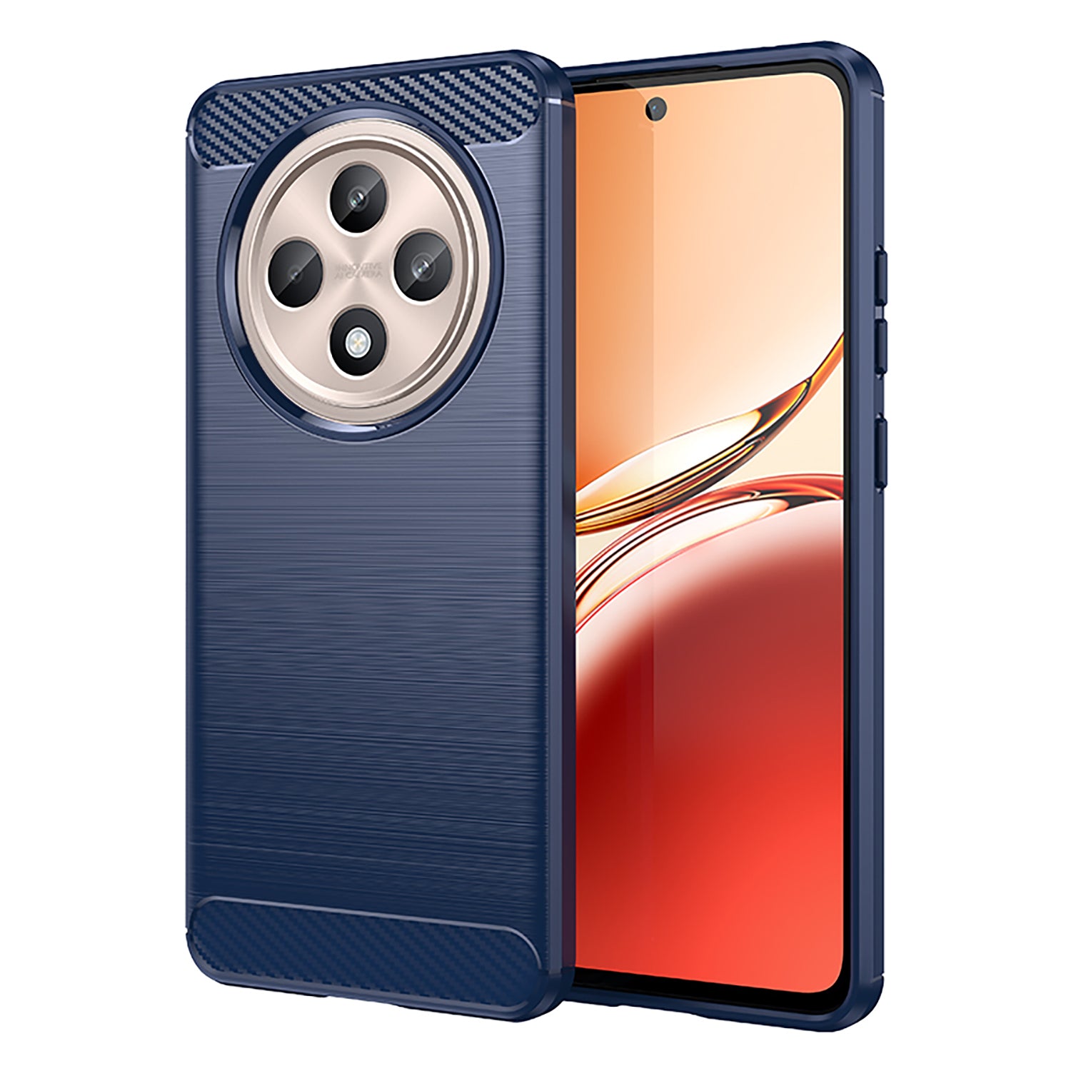 OPPO Reno 12 F Carbon Fibre Brushed Case (Navy)