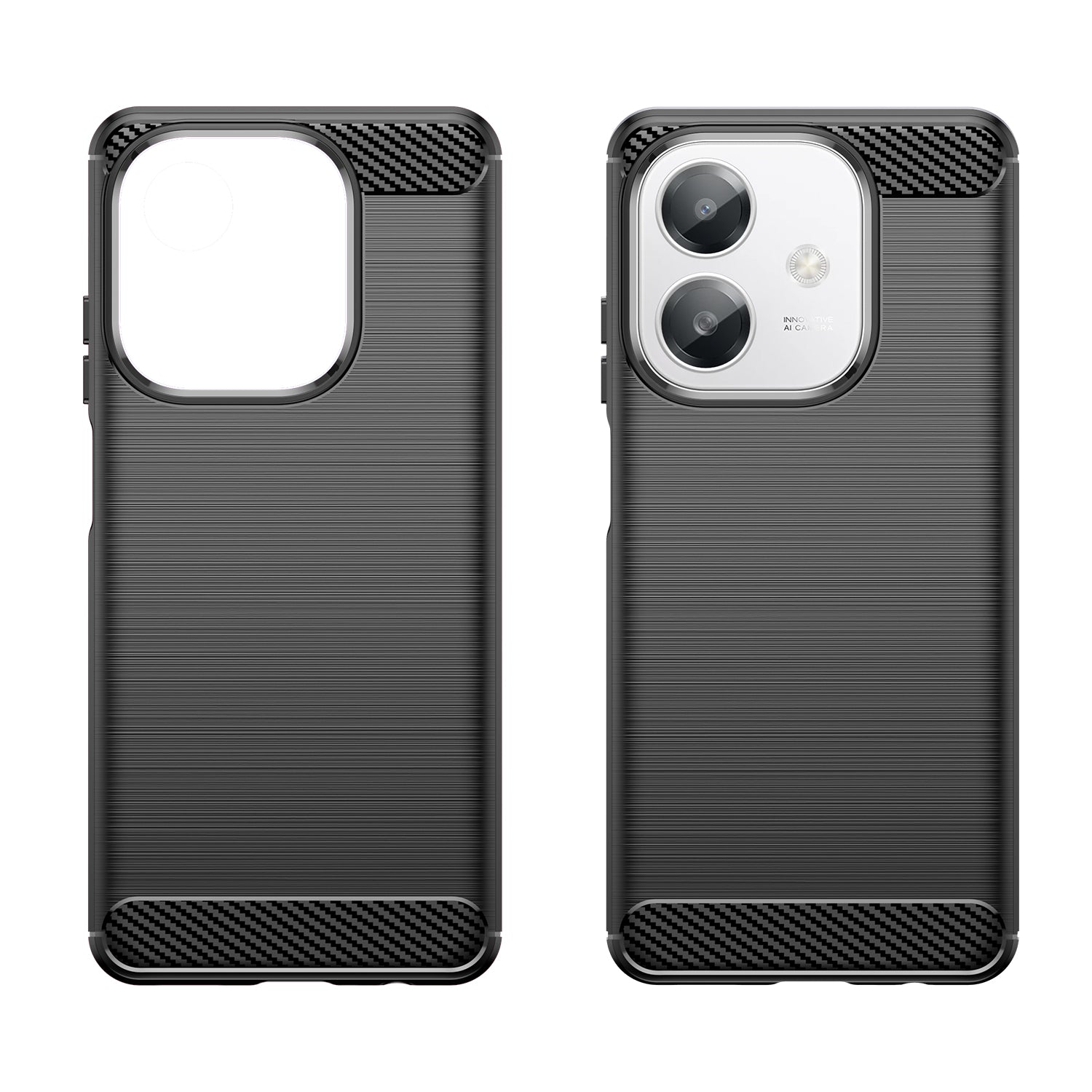 OPPO A60 5G Carbon Fibre Brushed Case (Black)