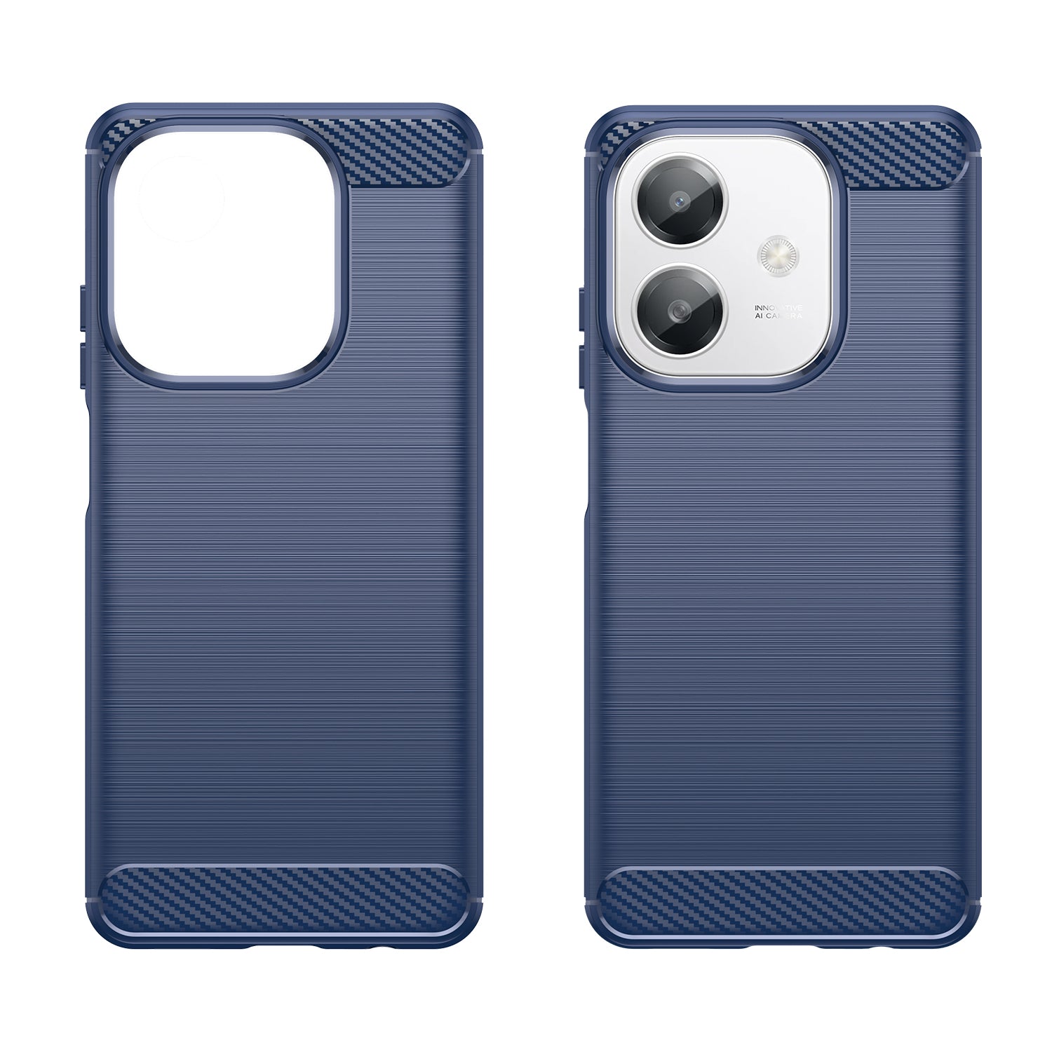 OPPO A60 5G Carbon Fibre Brushed Case (Navy)