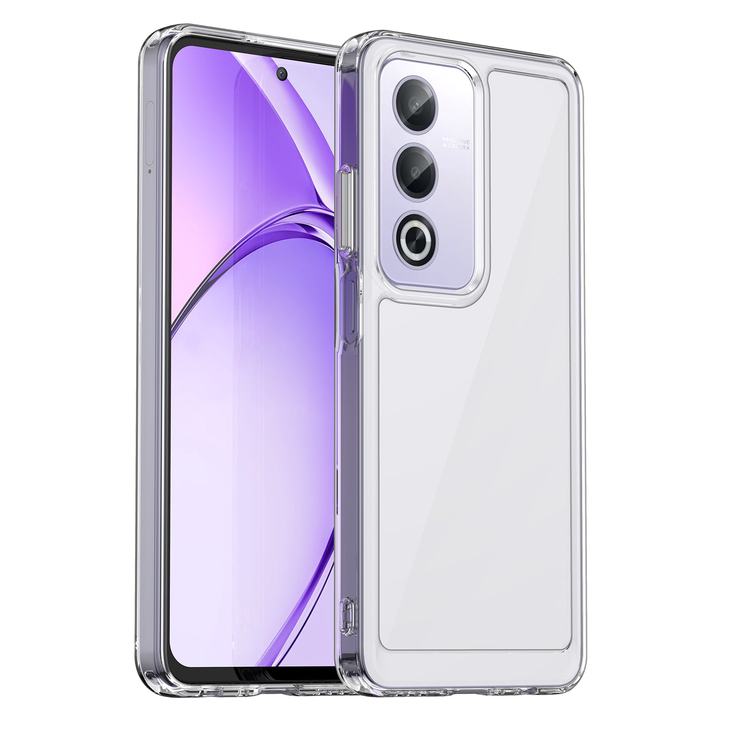 OPPO A80 5G Soft TPU Bumper Case (Clear)