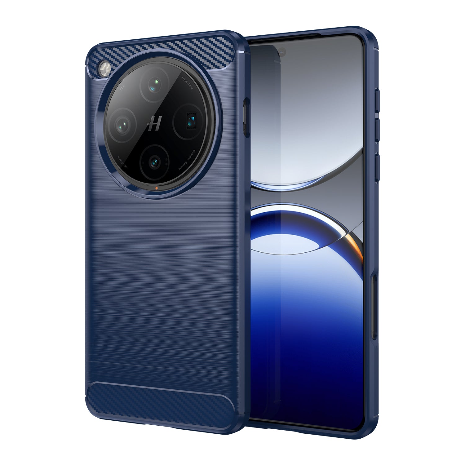 OPPO Find X8 Pro Carbon Fibre Brushed Case (Navy)