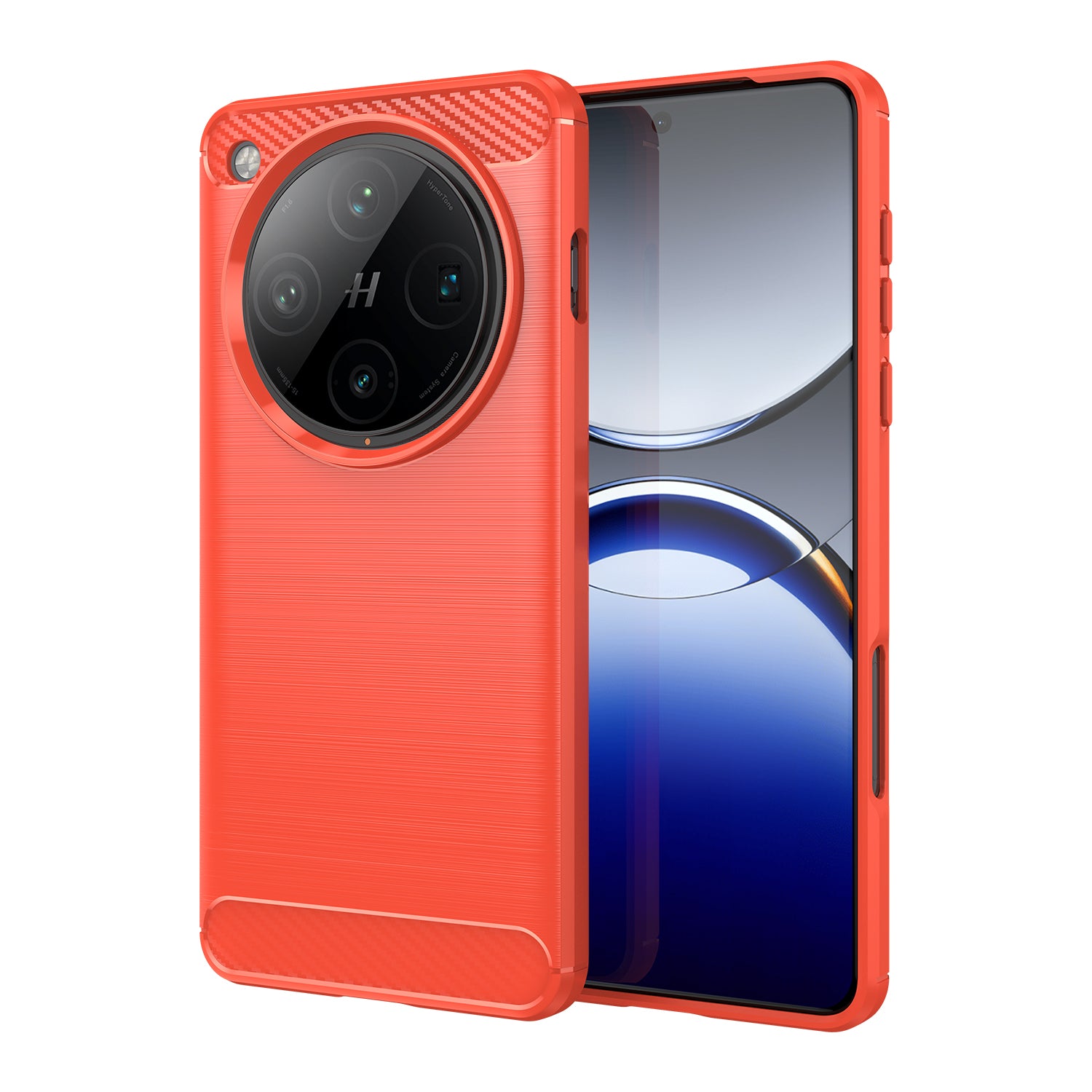 OPPO Find X8 Pro Carbon Fibre Brushed Case (Red)