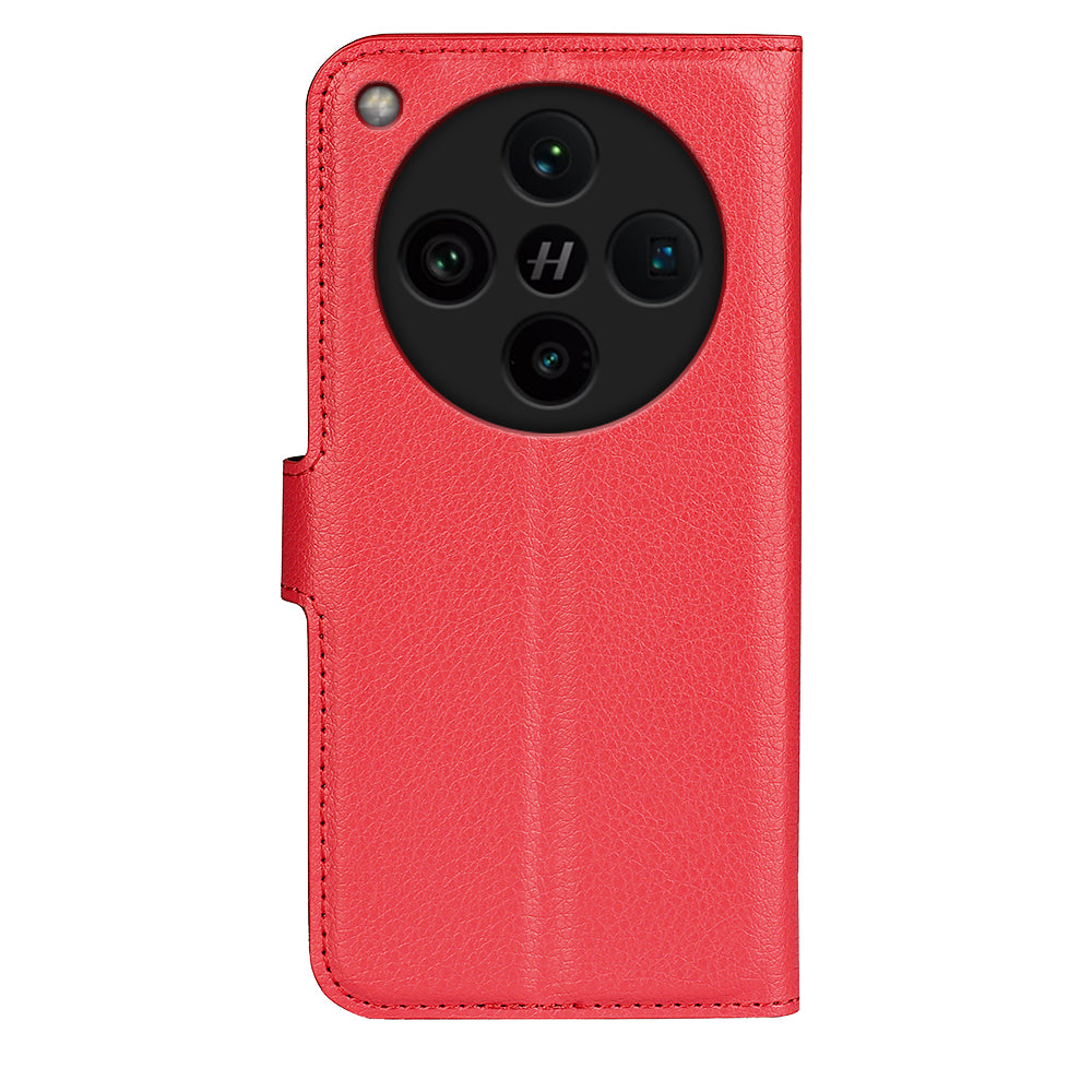 OPPO Find X8 Pro PU Wallet Case (Red)