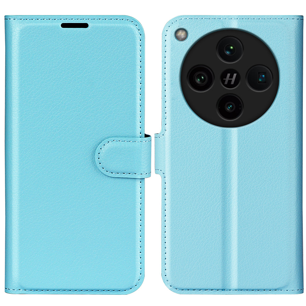 OPPO Find X8 Pro PU Wallet Case (Light Blue)