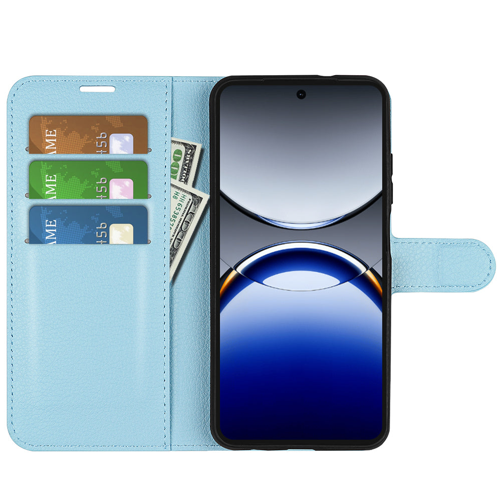 OPPO Find X8 Pro PU Wallet Case (Light Blue)