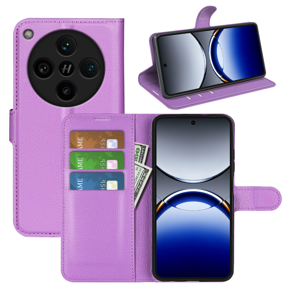 OPPO Find X8 Pro PU Wallet Case (Purple)