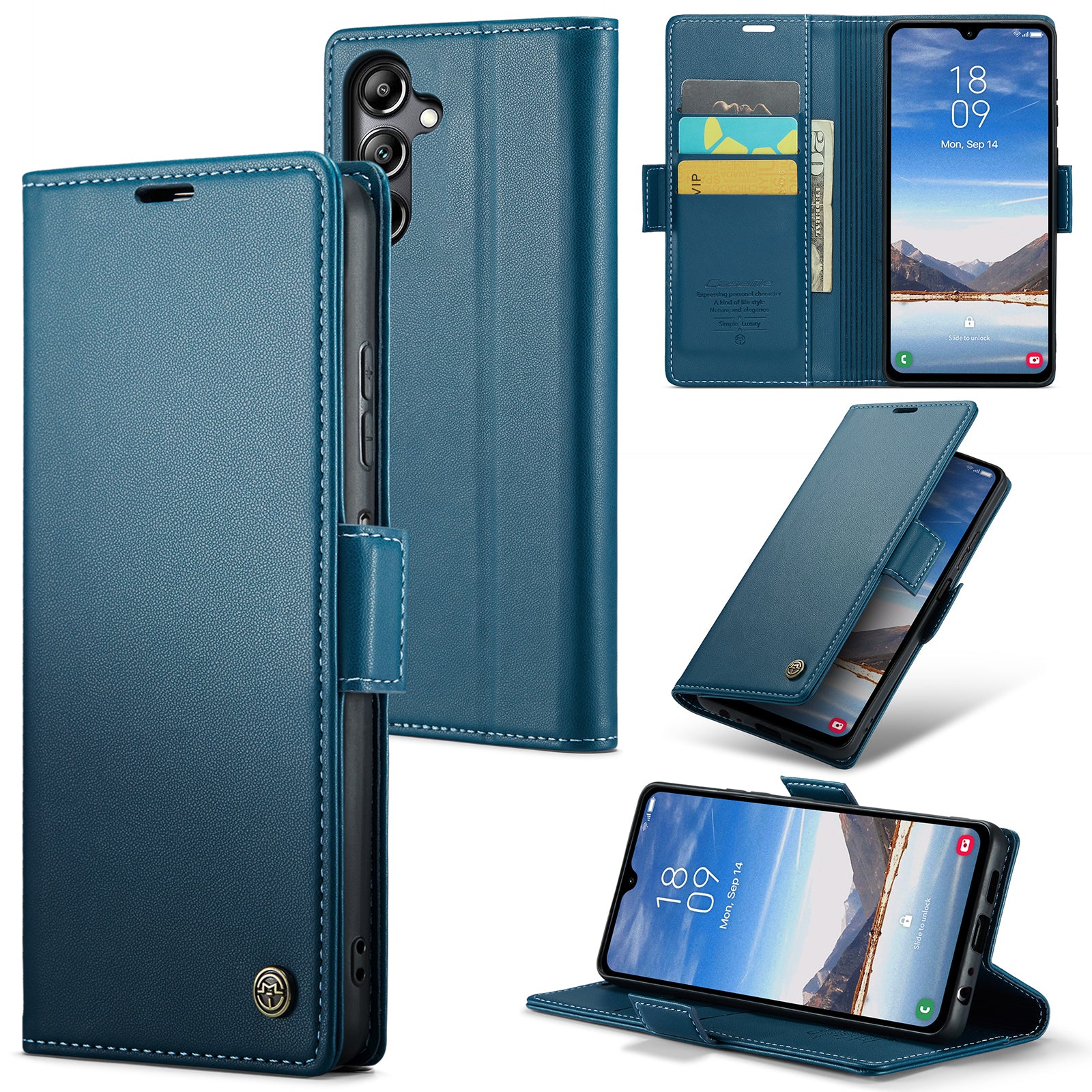 Samsung Galaxy A05s Retro PU Leather Wallet Case