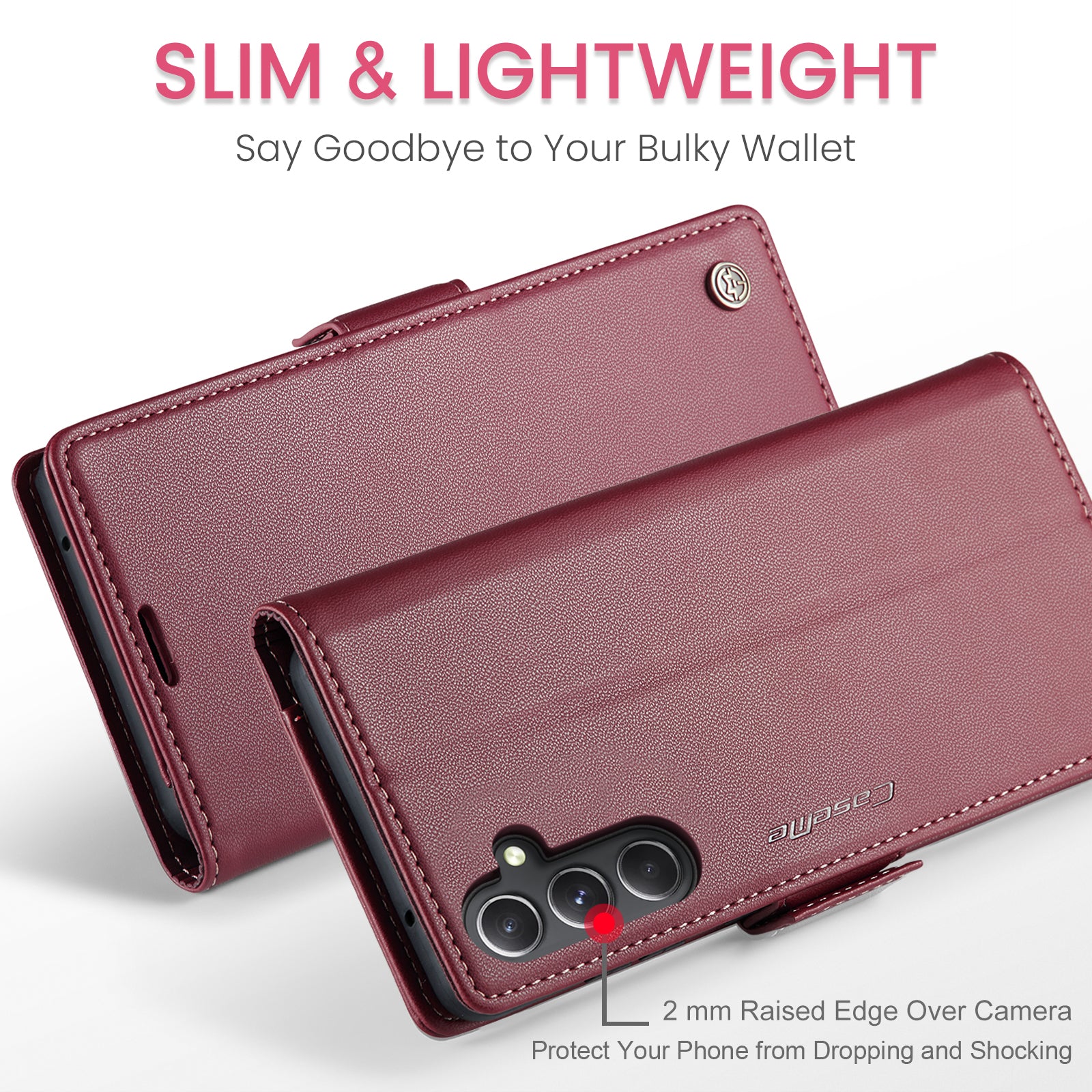 Samsung Galaxy S23 FE Retro PU Leather Wallet Case