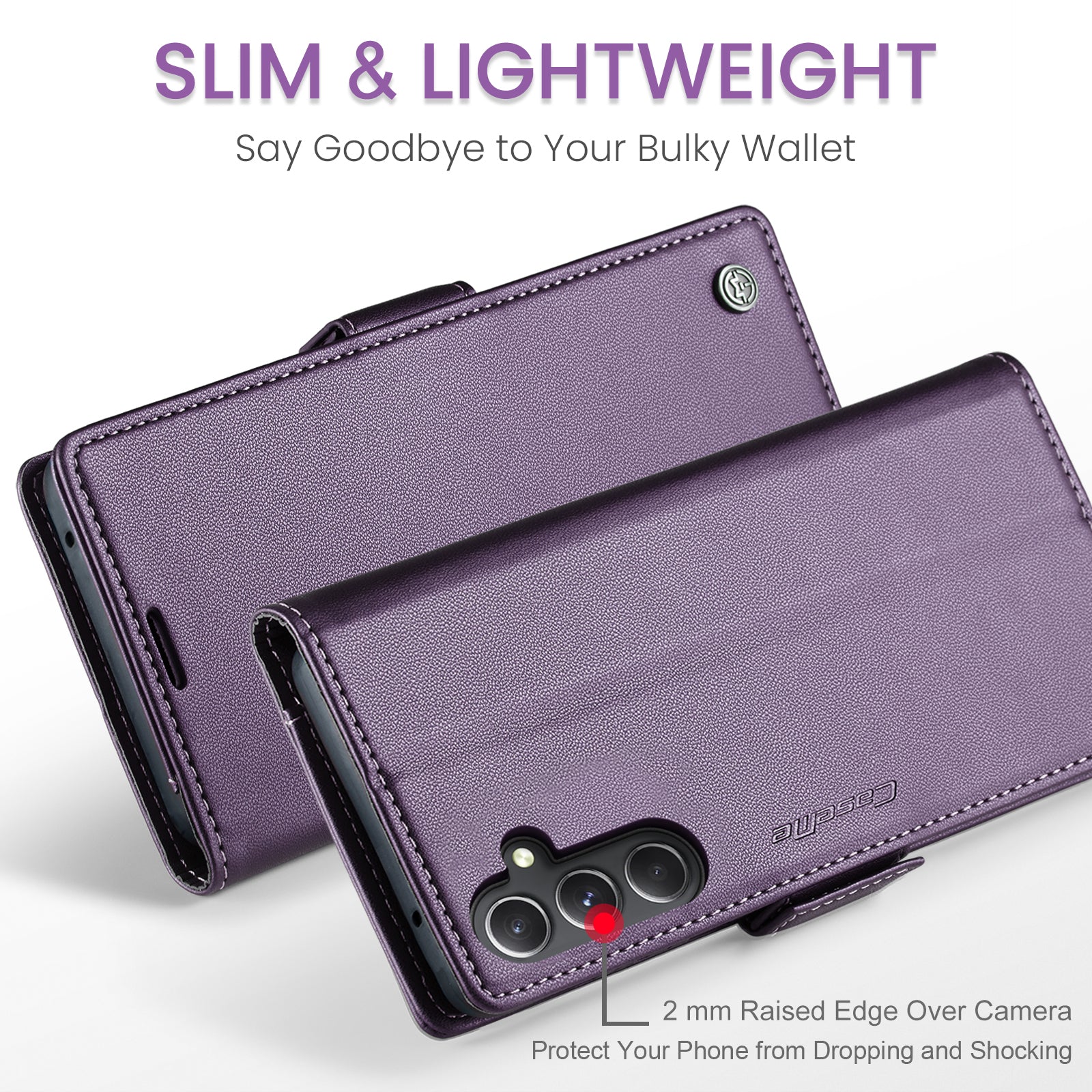 Samsung Galaxy S23 FE Retro PU Leather Wallet Case